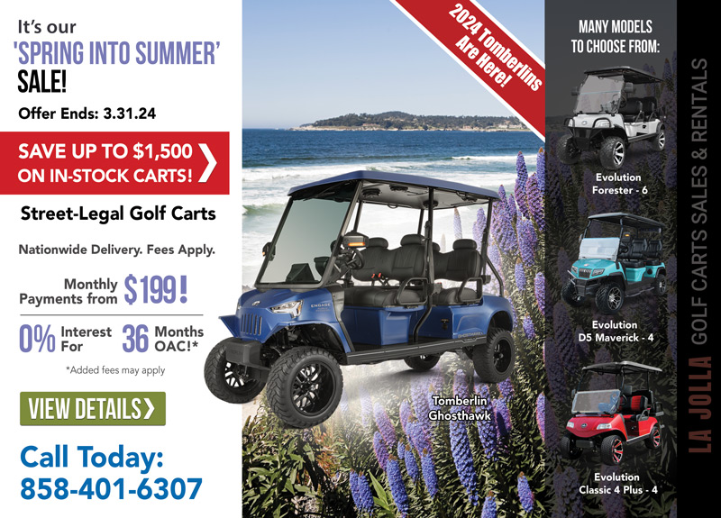 Finance La Jolla Golf Carts