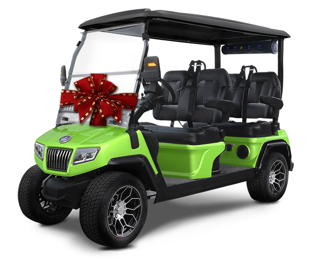 D5Ranger4 Cart LimeGreen Bow NewYear