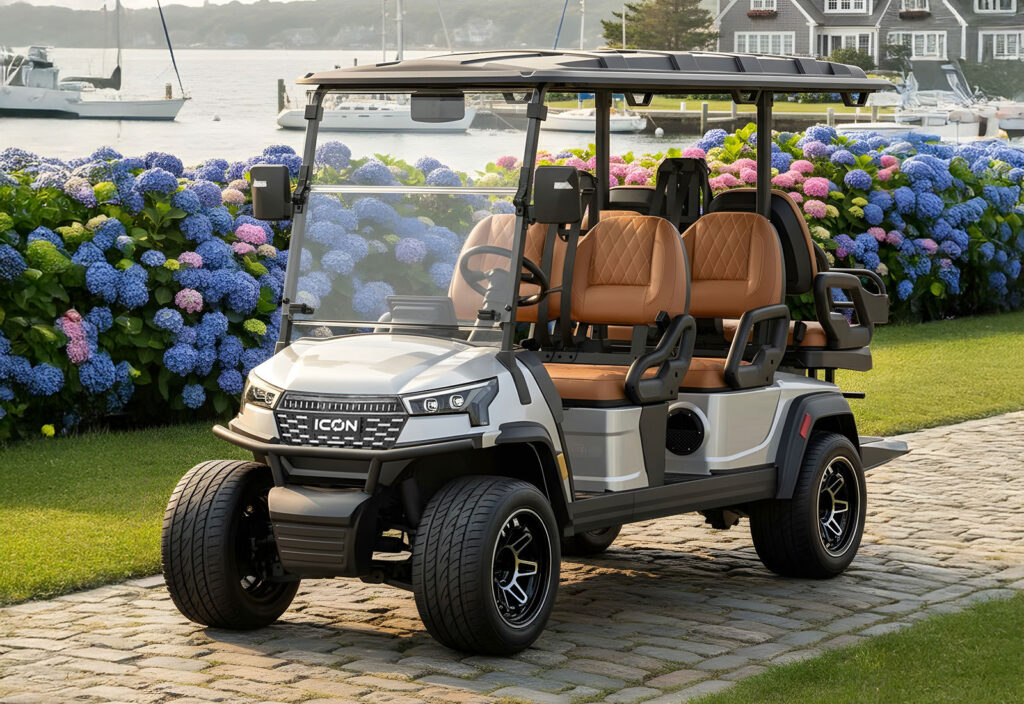 ICON i60X Golf Cart Silver 10