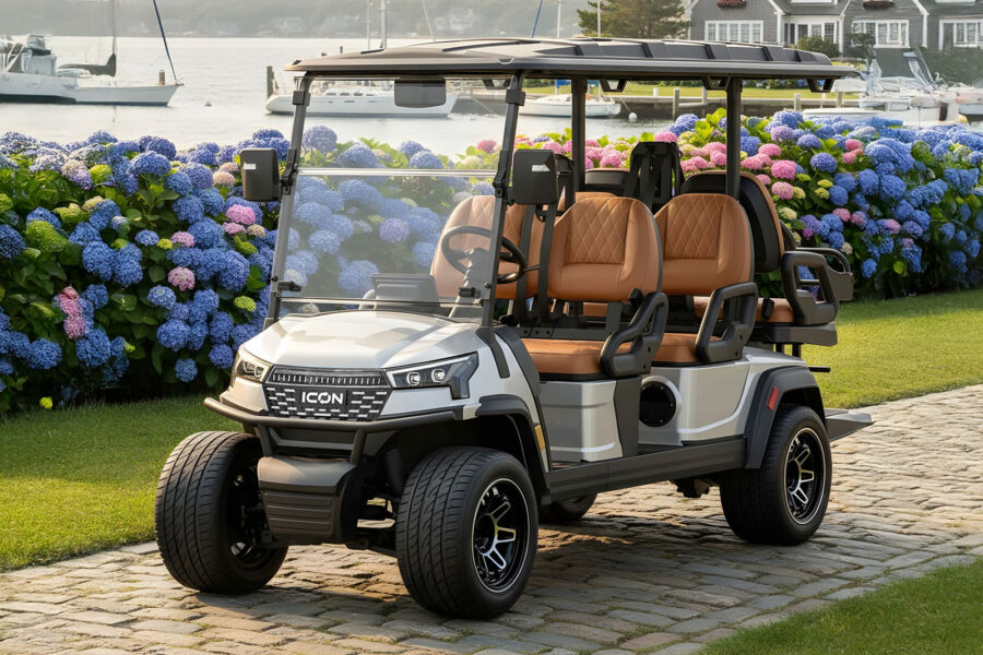 ICON i60X Golf Cart Silver 10